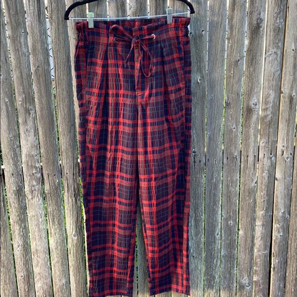 Free People Plaid Pants - Worn Once!